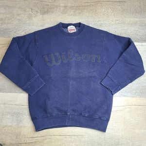 Vintage Wilson brand navy crewneck sweatshirt Size Medium